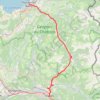 Trace GPS Thonon-les-Bains / Cluses, itinéraire, parcours