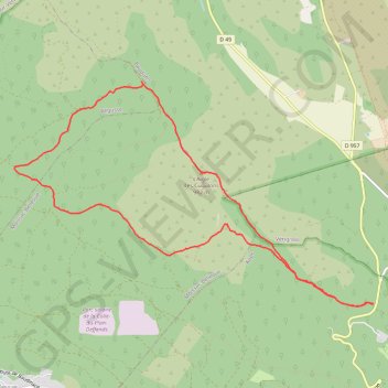 Trace GPS Aups-Le Pic de l'Aigle, itinéraire, parcours