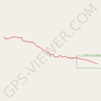 Trace GPS Grapevine Canyon, itinéraire, parcours