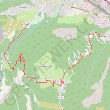 Trace GPS Tour du Mont l'évèque, itinéraire, parcours