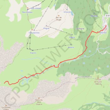 Trace GPS Col d'Emy, itinéraire, parcours