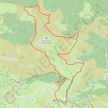 Trace GPS Ronde des Bualas rando, itinéraire, parcours