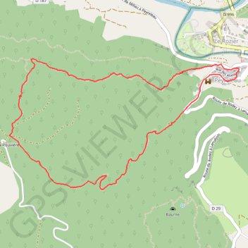 Trace GPS La rouvierette, itinéraire, parcours