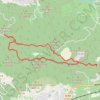 Trace GPS Carnoules-Le Plateau des Thèmes, itinéraire, parcours