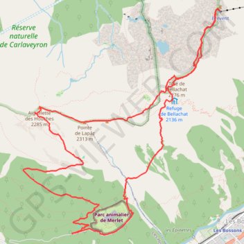 Trace GPS Traversée Aiguillette des Houches - Brévent, itinéraire, parcours