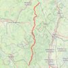 Trace GPS Le Puley - Les Sauvages, itinéraire, parcours