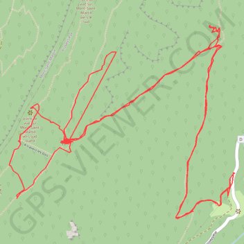 Trace GPS Cabane du Petit Sappey (Chartreuse), itinéraire, parcours