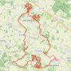 Trace GPS NieulLesSaintes_33km, itinéraire, parcours