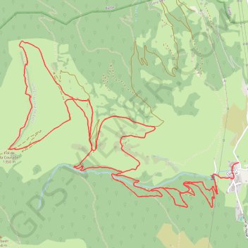 Trace GPS Plaa Dou Soum - Gère-Bélésten, itinéraire, parcours