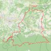 Trace GPS Buoux - Colorado Provençal, itinéraire, parcours