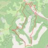 Trace GPS Valroufié-Francoulès, itinéraire, parcours