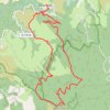 Trace GPS Saint-Guiral - Dourbies, itinéraire, parcours