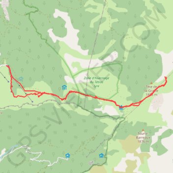 Trace GPS Plaine de la Queyrie, itinéraire, parcours