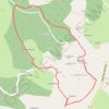 Trace GPS Thézac, balade dans les coteaux du Quercy - Pays de la vallée du Lot, itinéraire, parcours