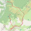 Trace GPS Pics de La Calbe et Baljésou depuis Gestiès, itinéraire, parcours