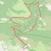 Trace GPS Montagne de Chamouse versant EST, itinéraire, parcours