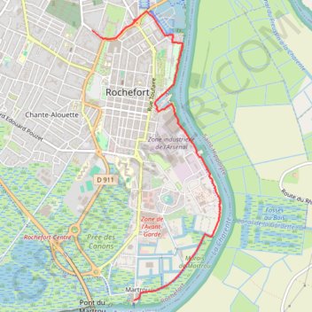 Trace GPS Rochefort-16732164, itinéraire, parcours
