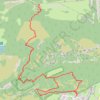 Trace GPS Le Pibeste par Agos, itinéraire, parcours