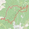 Trace GPS Sortie des gorges de la ceze, itinéraire, parcours