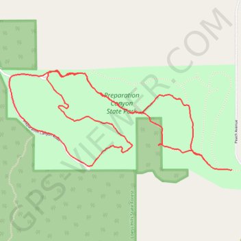 Trace GPS Monona County - Base, itinéraire, parcours