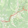 Trace GPS De Die à Clelles par le col des Bachassons, itinéraire, parcours