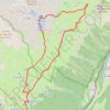 Trace GPS Le Lac Blanc et lacs de Cheserys depuis la Flégère, itinéraire, parcours