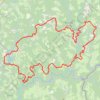 Trace GPS Entre Dordogne et Corrèze, itinéraire, parcours