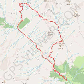 Trace GPS Campiglia-Grange Arietta-San Besso-Campiglia, itinéraire, parcours