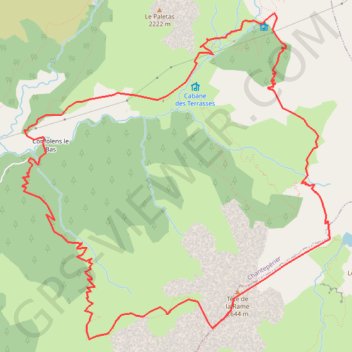 Trace GPS Tête des Chétives en boucle depuis Confolens, itinéraire, parcours