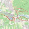 Trace GPS Parcours marche nordique Camaret, itinéraire, parcours