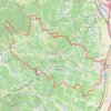 Trace GPS Circuit entre Caves et Lavoir - Crêches-sur-Saône, itinéraire, parcours