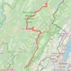 Trace GPS Morez-Menthieres, itinéraire, parcours