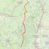 Trace GPS Le Puley - Les Sauvages, itinéraire, parcours