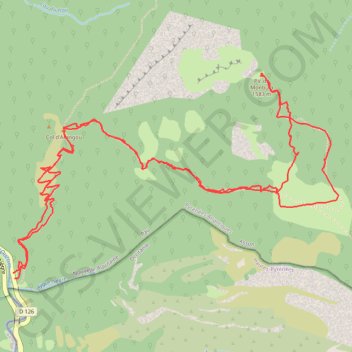 Trace GPS Le Pic du Monbula - Arthez-d'Asson, itinéraire, parcours