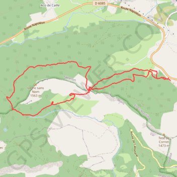 Trace GPS Séranon-la Rouaine-la Sappée-la Lubi, itinéraire, parcours