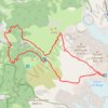 Trace GPS Refuge de Plan Glacier, itinéraire, parcours