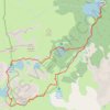 Trace GPS Tour des lacs d'Ayous en boucle depuis Bious-Artigues, itinéraire, parcours