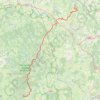 Trace GPS Alésia - Bibracte, itinéraire, parcours