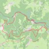 Trace GPS Eymoutiers, les gorges de la Vienne, itinéraire, parcours