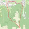 Trace GPS Les Charmes - Lens Lestang (26), itinéraire, parcours