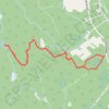 Trace GPS Comeau Lake, itinéraire, parcours