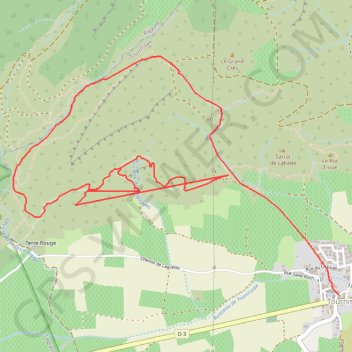 Trace GPS Tournissan-7,7km, itinéraire, parcours