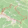 Trace GPS Mont Ventoux face Nord, itinéraire, parcours