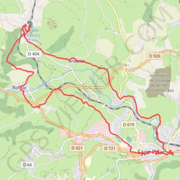 Trace GPS Le Tour du Sailhant - Saint-Flour, itinéraire, parcours