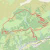 Trace GPS Barèges - La montagne fleurie, itinéraire, parcours