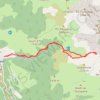 Trace GPS Col de Sesques, itinéraire, parcours