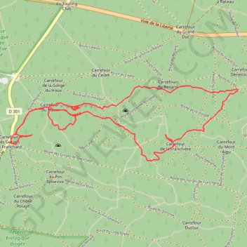 Trace GPS Les Gorges du Houx, itinéraire, parcours