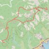 Trace GPS Randonnée 3 : Pic du Cap Roux du Plateau d'Anthéor, itinéraire, parcours