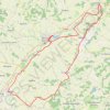 Trace GPS Beaumont de Lomagne de la Gimone, itinéraire, parcours