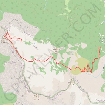 Trace GPS Pic du Morgon jour 2, itinéraire, parcours